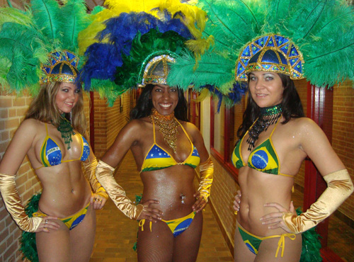 tropical thema feest samba